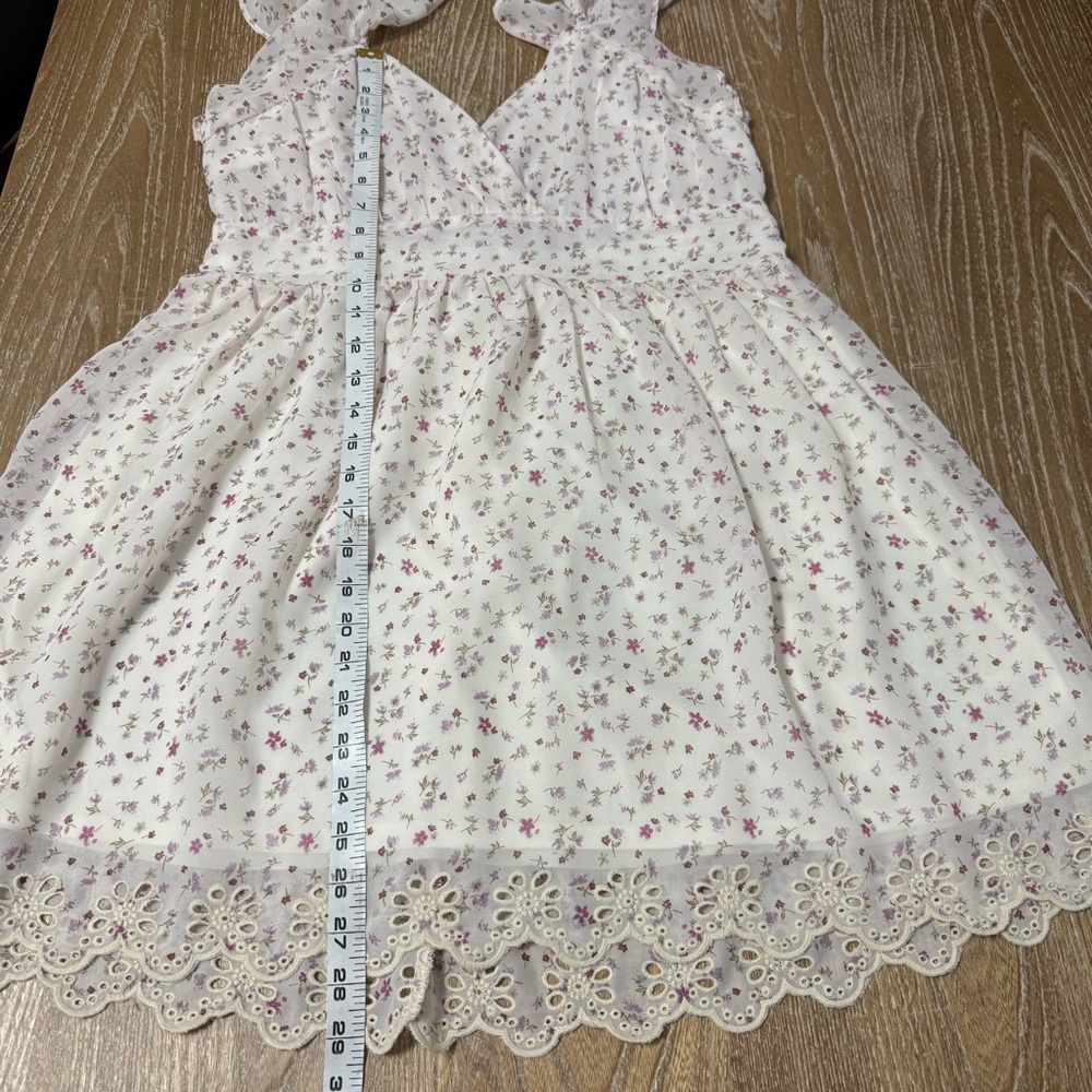Altar’d State Halley Floral Mini Dress Women’s XL Peasant Babydoll Cottage-core - Picture 13 of 14